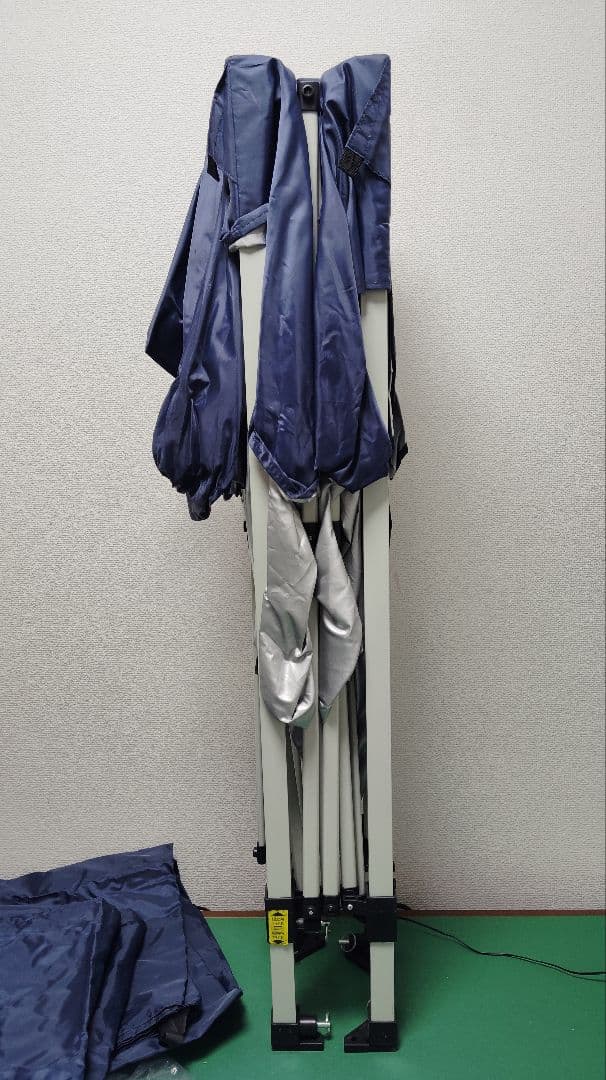 スマイルガーデンアンドエクステリア タープテント 2x2m ブルー 横幕2枚付き