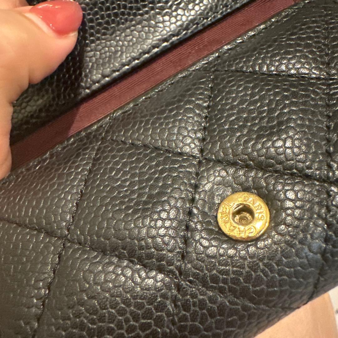 シャネル　マトラッセキーケース