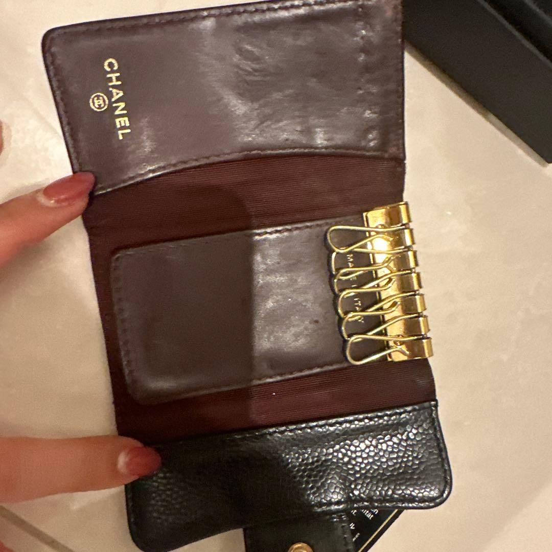 シャネル　マトラッセキーケース