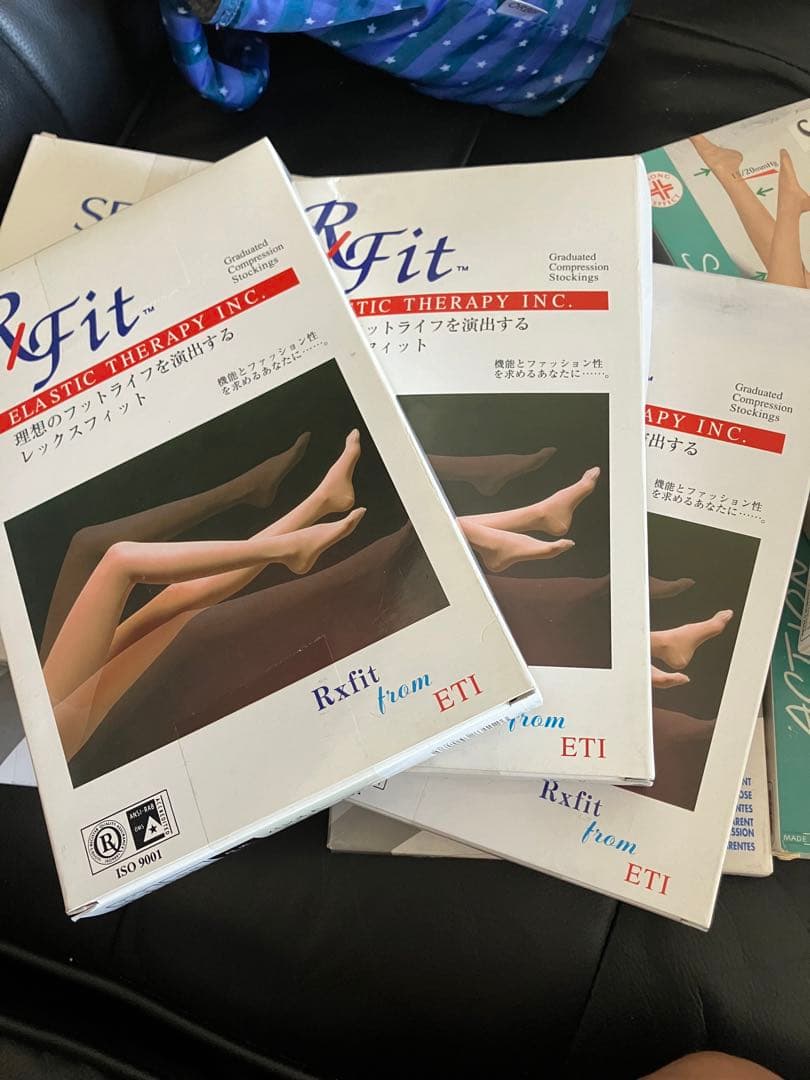140デニール 弾性ストッキング 着圧ストッキング 18枚