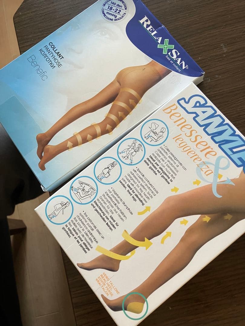 140デニール 弾性ストッキング 着圧ストッキング 18枚