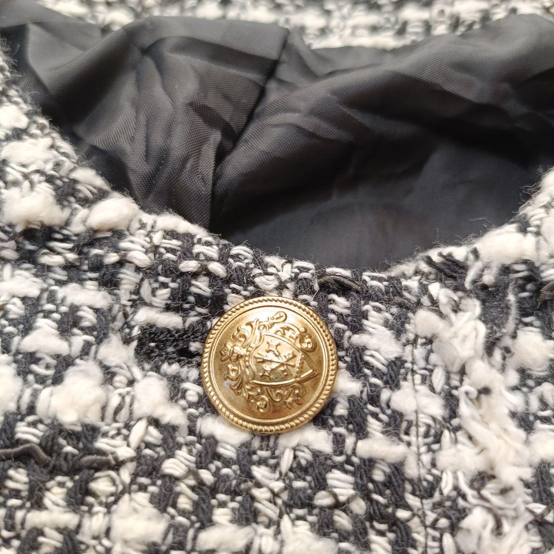 美品　アーバンリサーチ　GIOLICA　ツイードジャケット　　36　金ボタン
