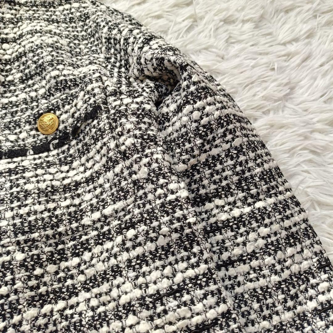 美品　アーバンリサーチ　GIOLICA　ツイードジャケット　　36　金ボタン