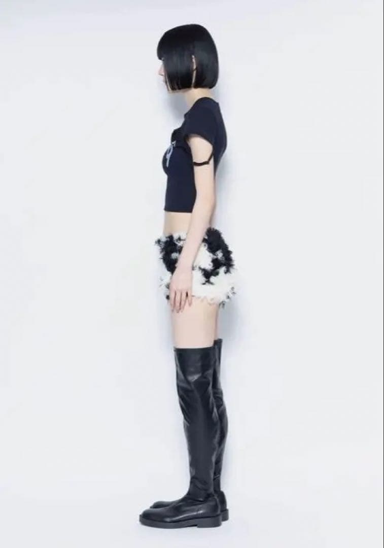 パンツ THEREDTHREAD shorts cow