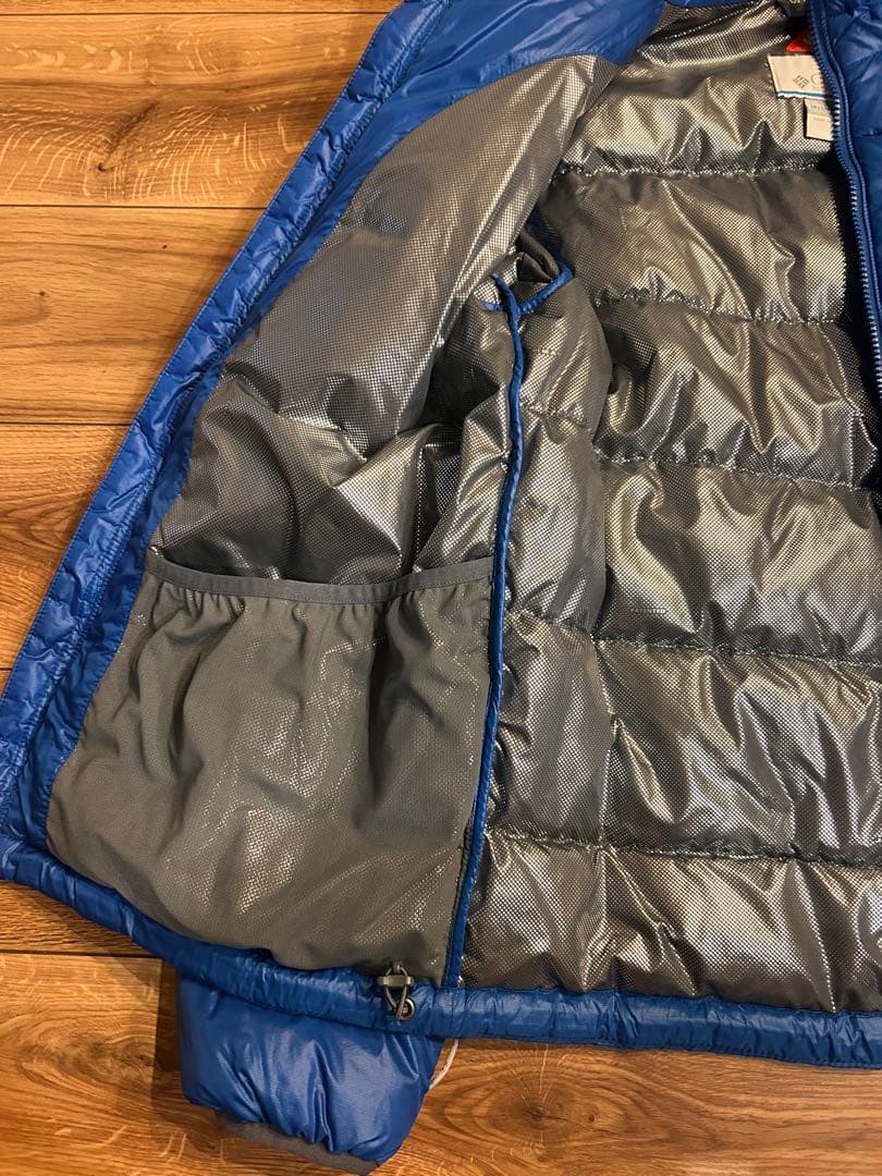 【美品】Columbia ジャケットセット 青/ネイビー 650TD アウトドア