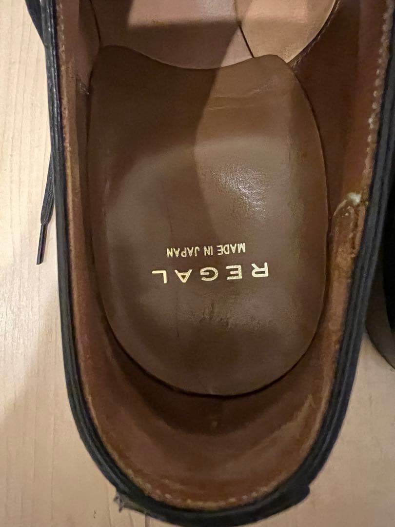 REGAL（リーガル） 02DR 黒 レザー シューズ