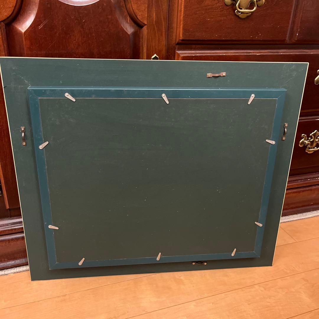 【値下げしました】油彩画 桜の丘の風景