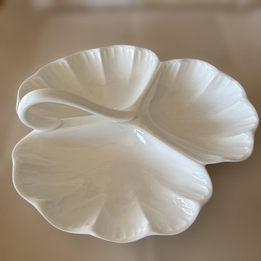 ウェッジウッド ノーチラス黒壺　オードブル皿　パーティ皿