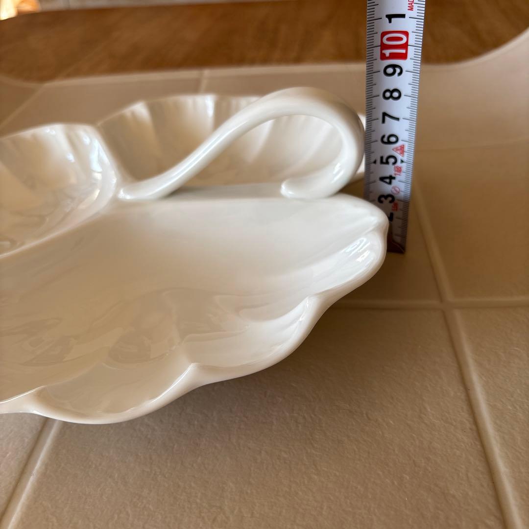 ウェッジウッド ノーチラス黒壺　オードブル皿　パーティ皿