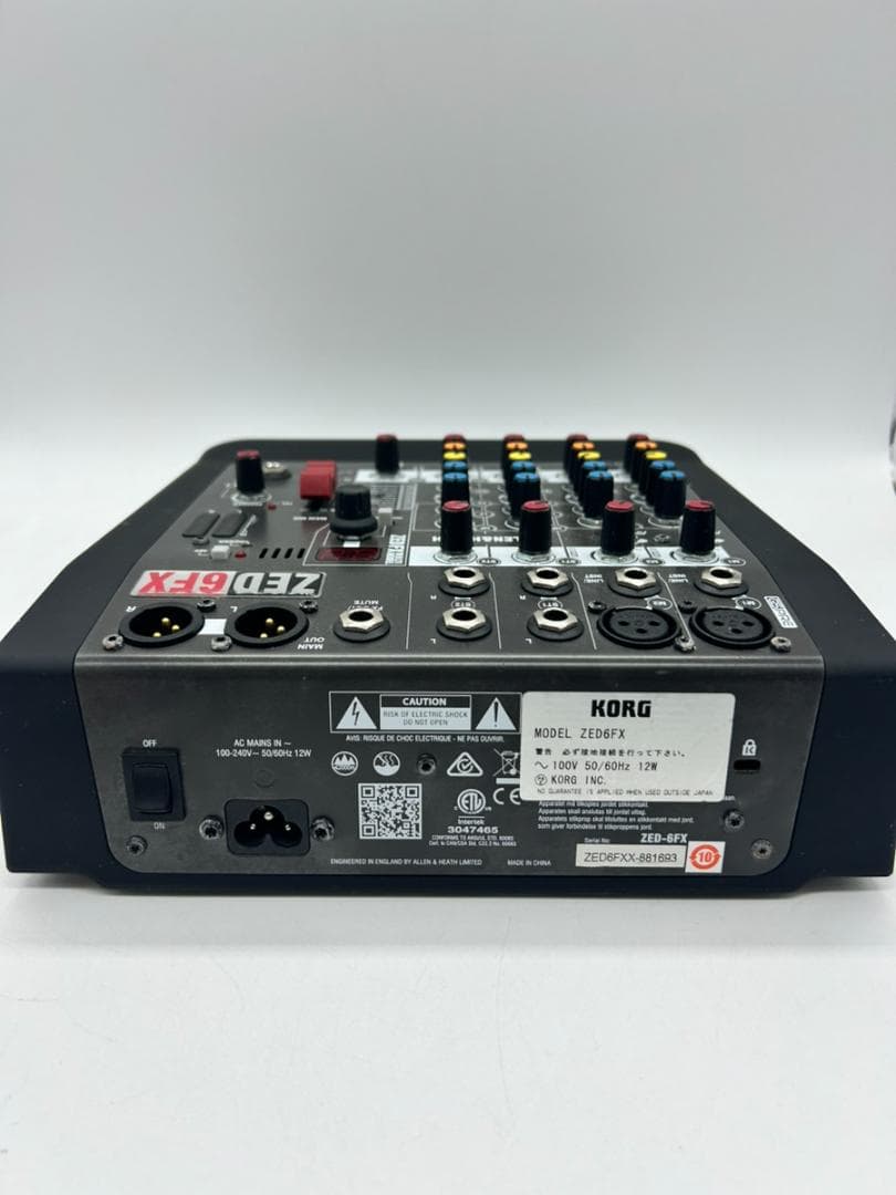ALLEN&HEATH ZED6FX アナログミキサー