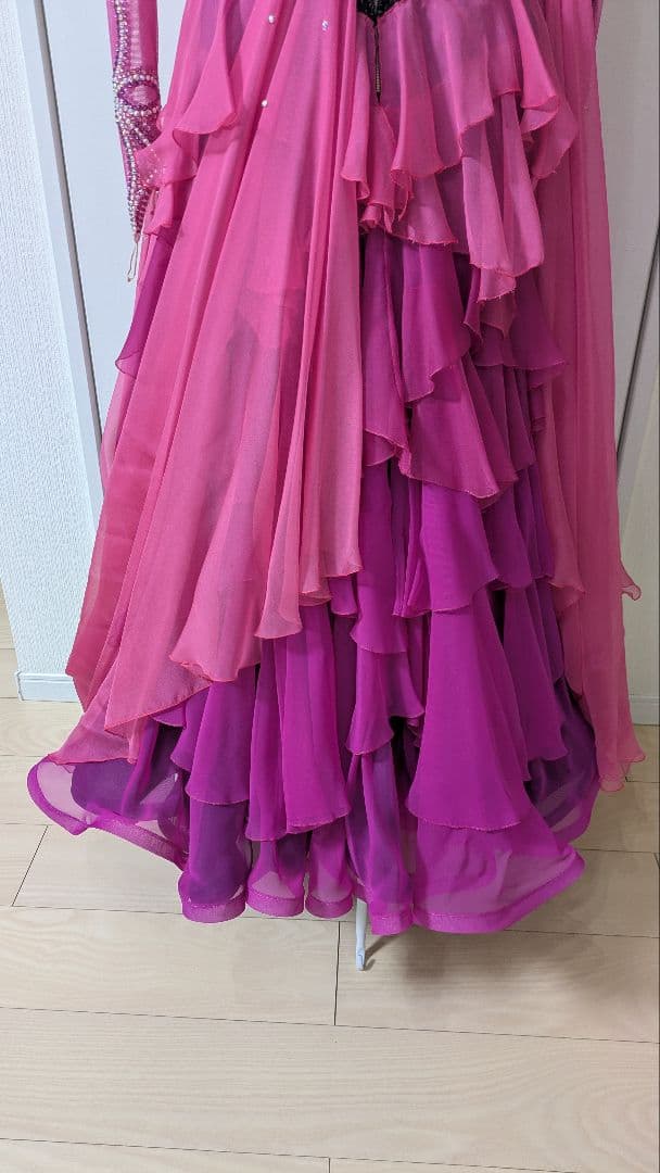 社交ダンス　スタンダードドレス　フジタ製