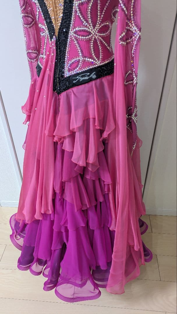 社交ダンス　スタンダードドレス　フジタ製