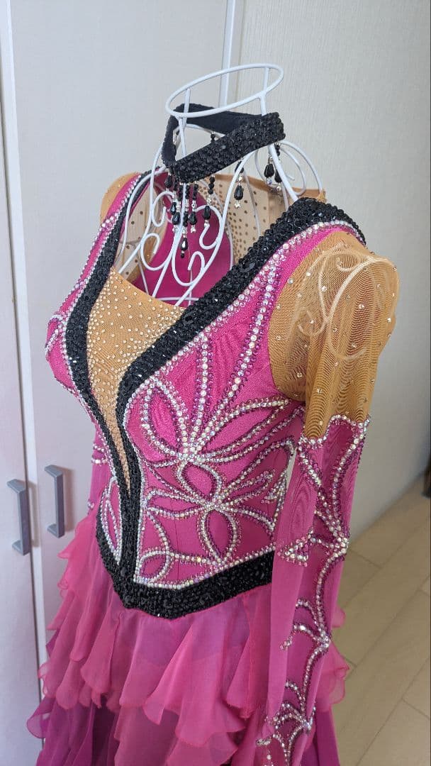 社交ダンス　スタンダードドレス　フジタ製