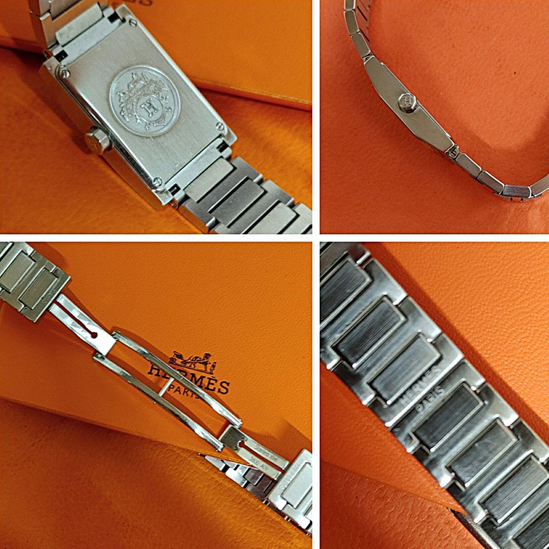 エルメス時計/極極極美品タンデム/新品電池新品仕上げ正常稼働品/レディース