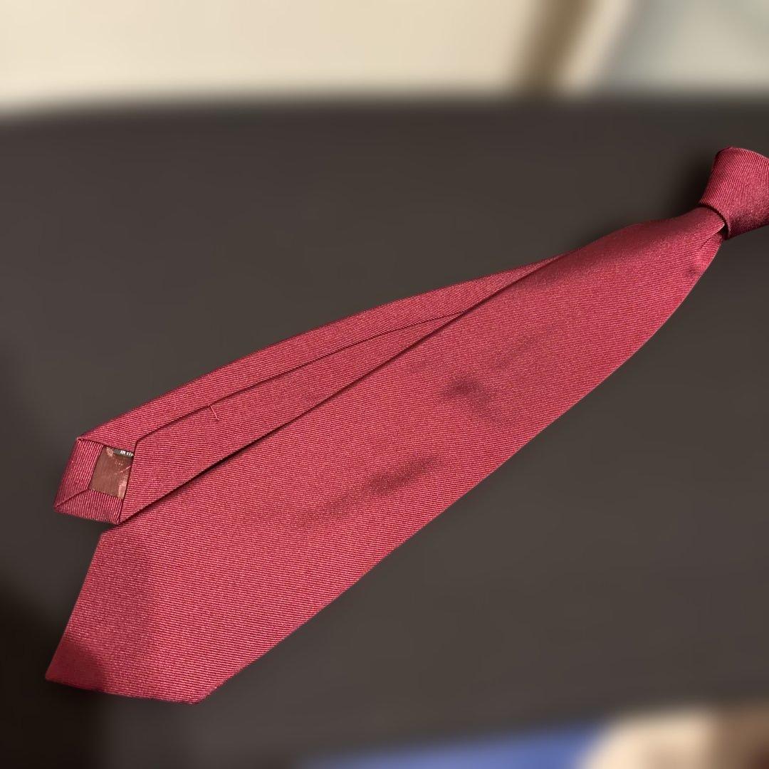 E.Marinella ボルドー　ネクタイ