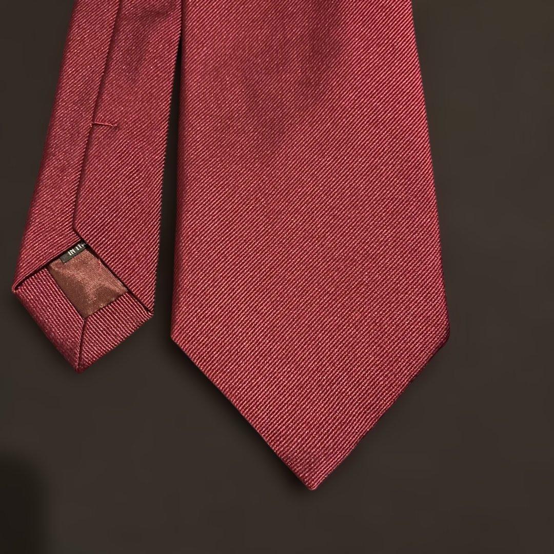 E.Marinella ボルドー　ネクタイ