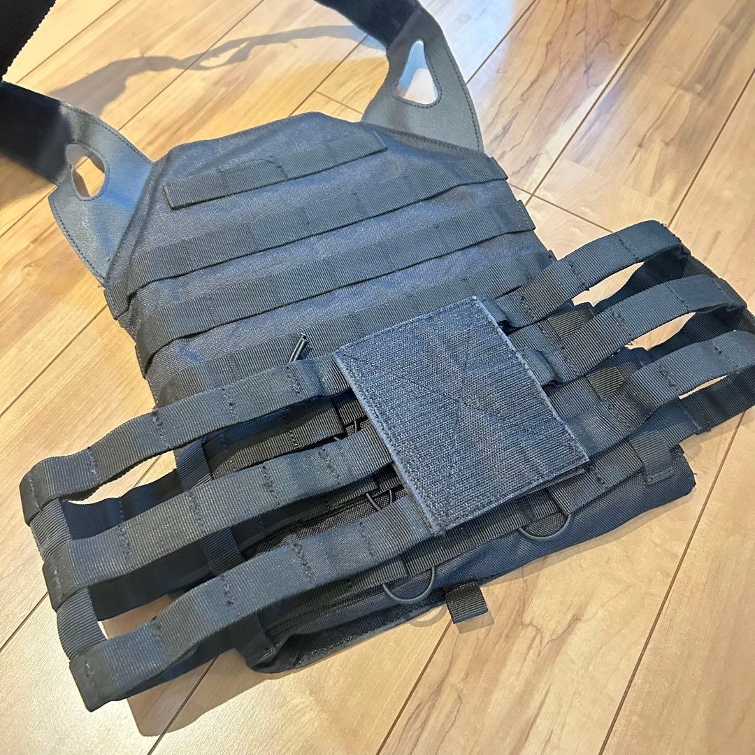 NEW HORIZON プレートキャリア 黒　ピストルベルト