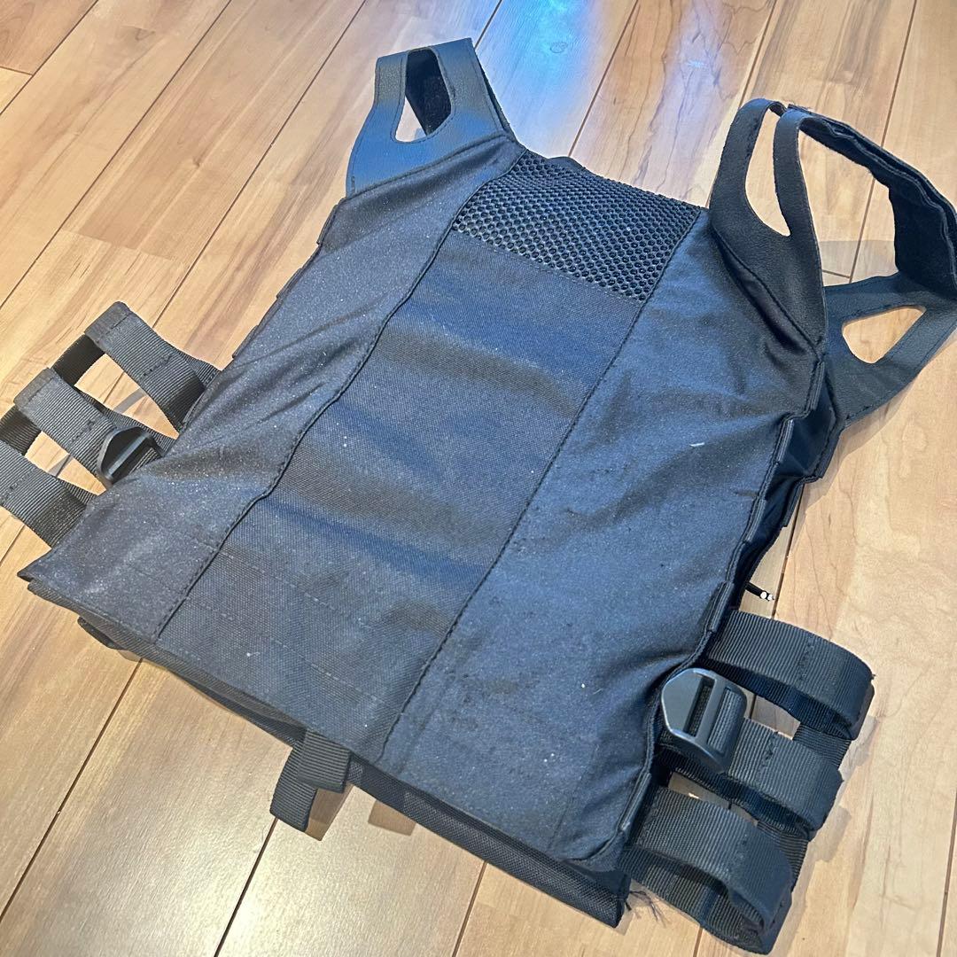 NEW HORIZON プレートキャリア 黒　ピストルベルト