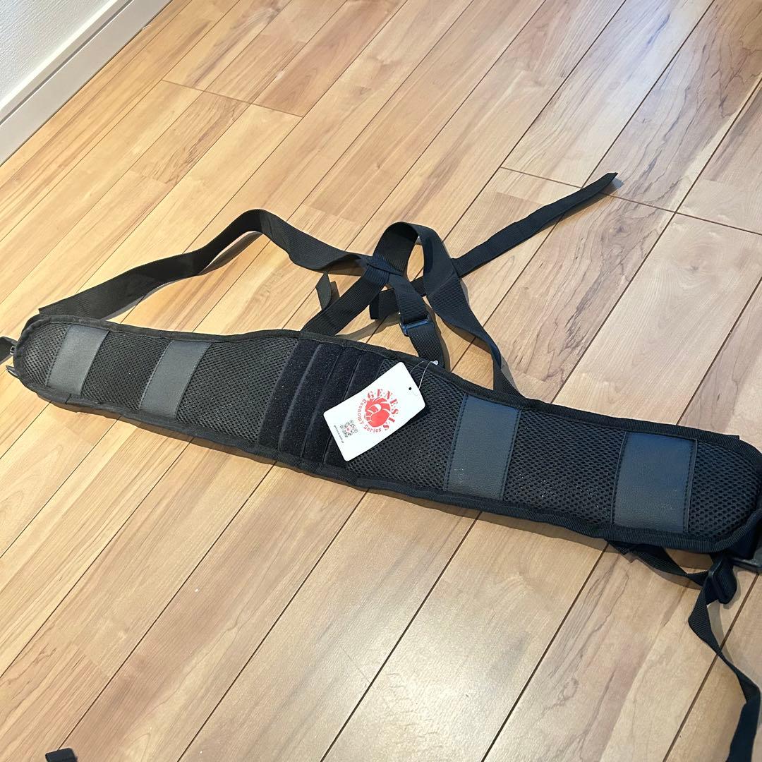 NEW HORIZON プレートキャリア 黒　ピストルベルト