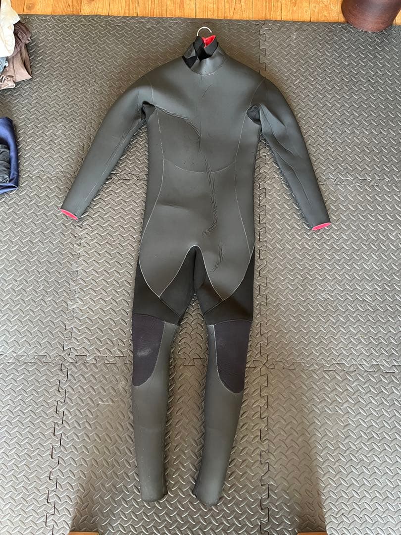 セミドライ fellowウェットスーツ ブラック Ｌ