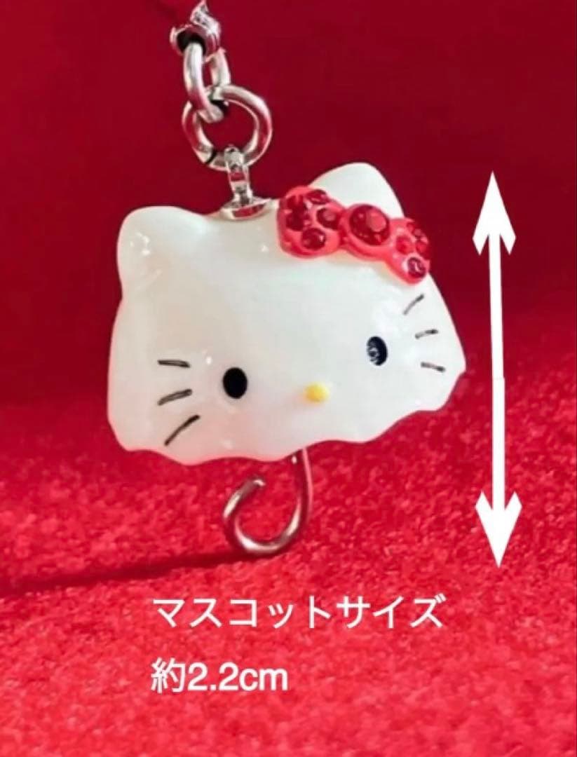 【希少品】レア♡ハローキティ ファスナーマスコット チャーム サンリオ2010年