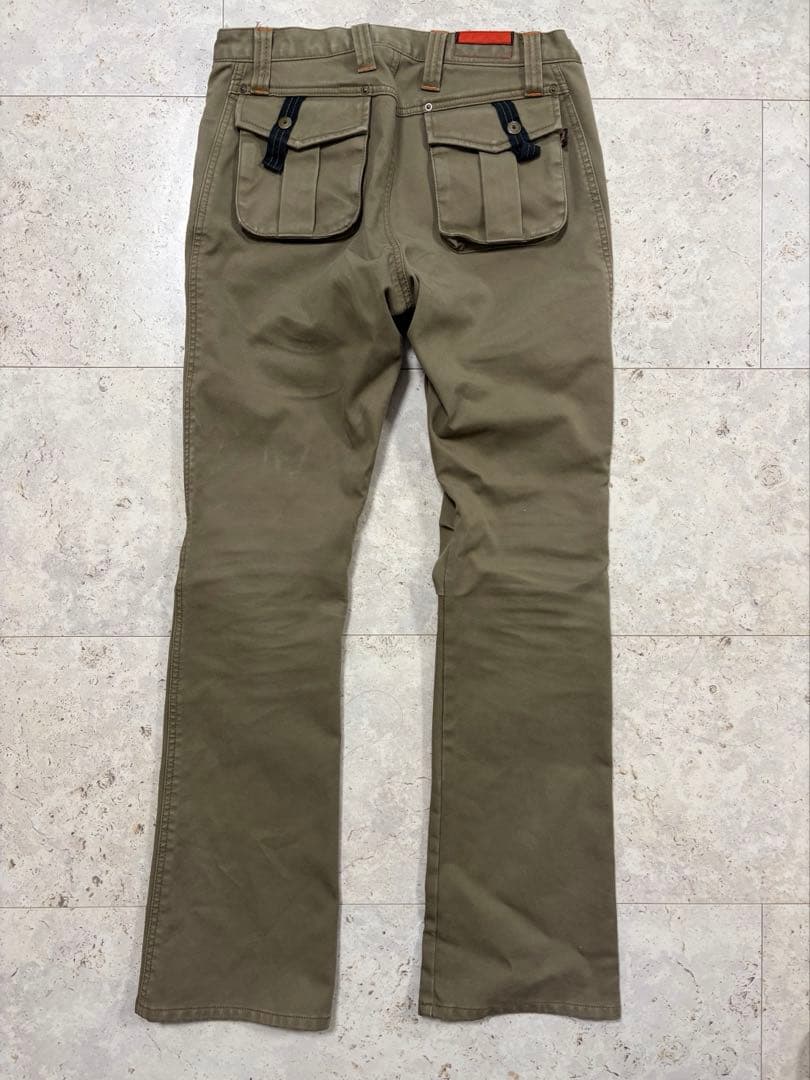 【32インチ】ヒョウドウ　スポーツデニムパンツ　D3O膝パッド付き　秋冬