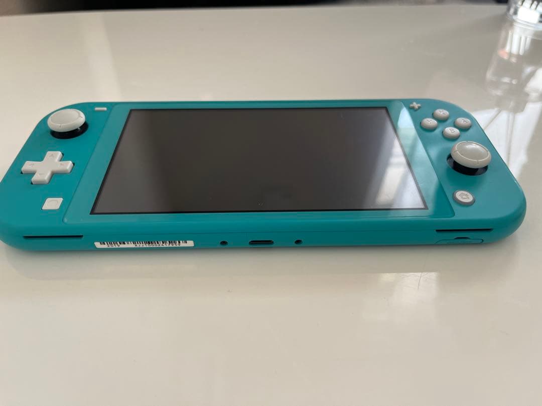 Nintendo Switch Liteターコイズ 充電器SDカードケース付き