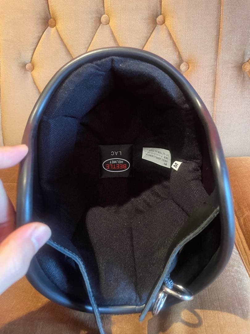 オーシャン　ビートル　BEETLE ブラック ジェットヘルメット　Mサイズ