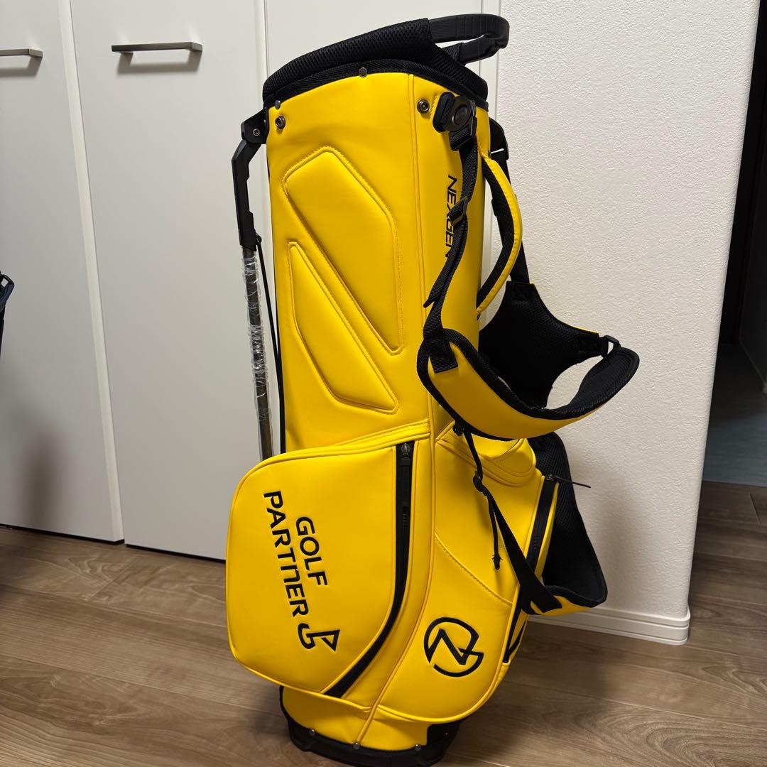 新品未使用品 GOLF PARTNER NEXGEN イエローキャディバッグ