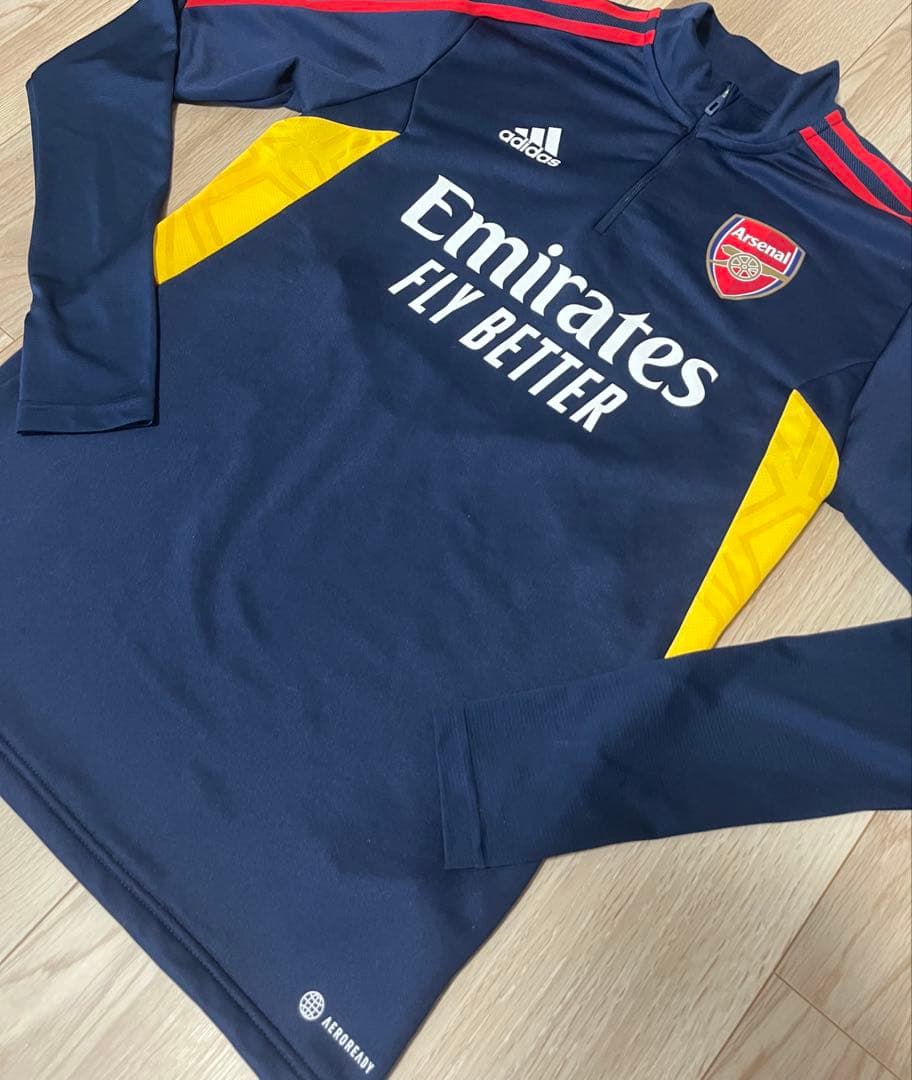 adidas アーセナル　Arsenal トレーニングトップ　中古　国内M