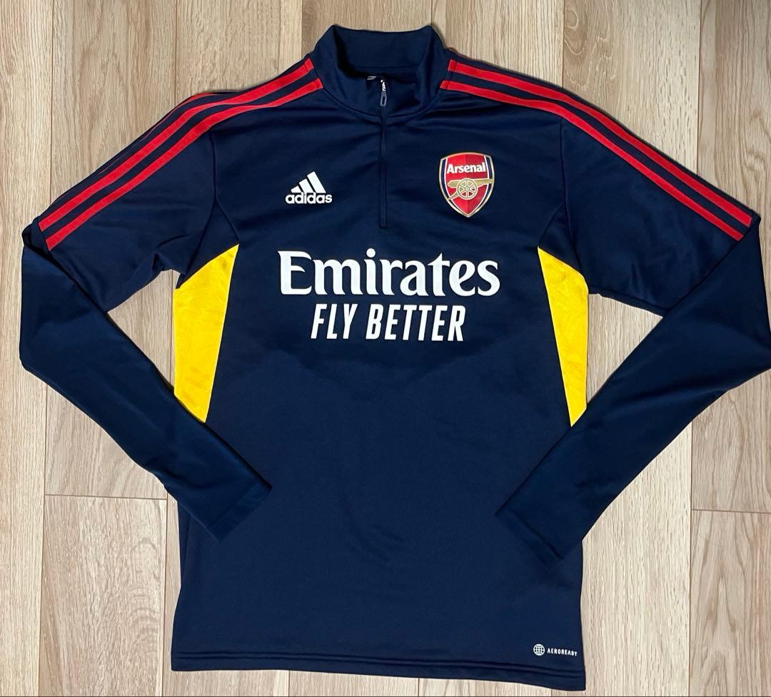 adidas アーセナル　Arsenal トレーニングトップ　中古　国内M