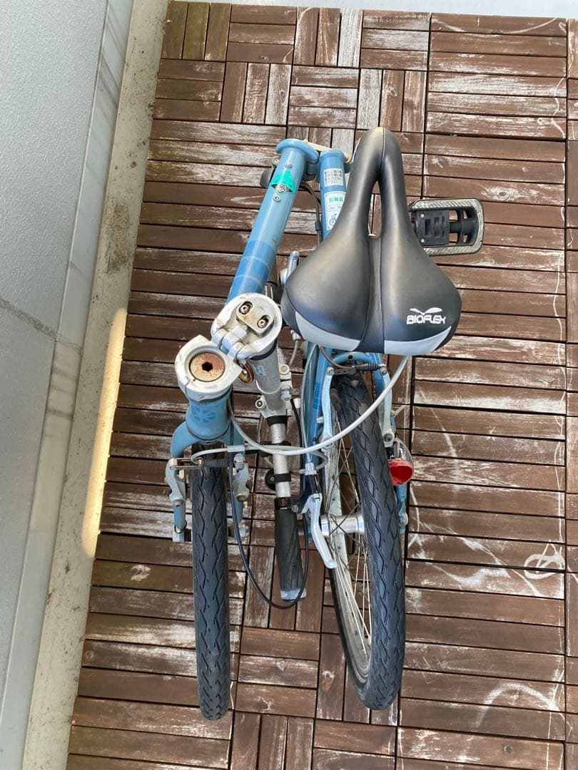 未整備 DAHON ダホン 折りたたみ自転車 青