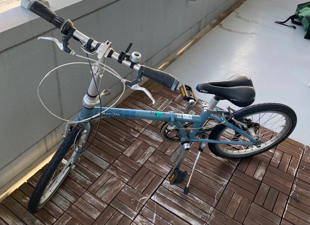未整備 DAHON ダホン 折りたたみ自転車 青