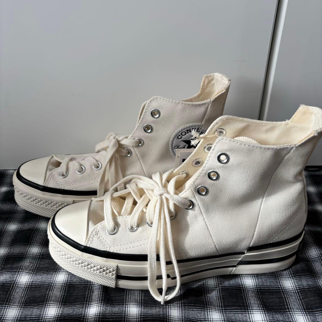 ま*ー様 コンバース CHUCK 70 PLUS HI EGRET スニーカー