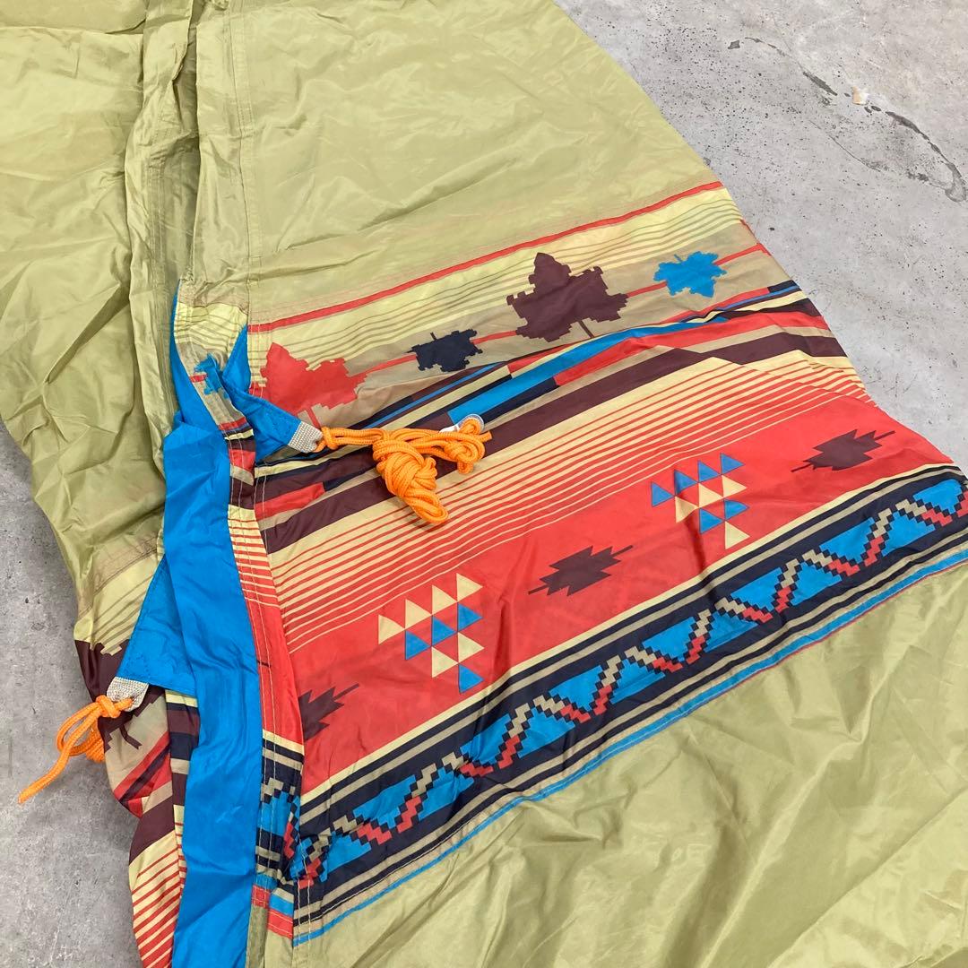 美品【LOGOS】Tepee 400 ワンポールテント＆グランドシートセット