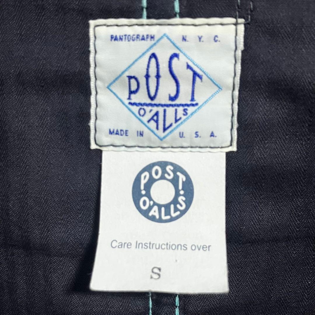 POST O’ALLSカバーオールE-Z RIDERブラックウォッチUSA製S