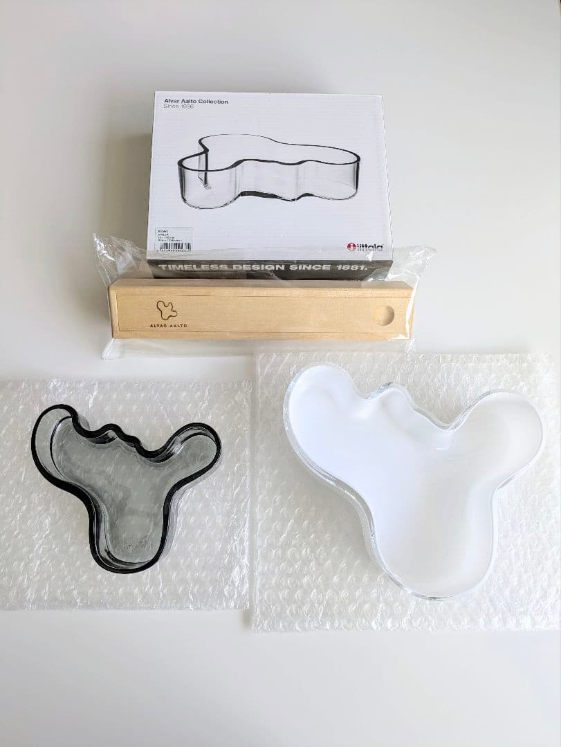 アアルト ボウル 195 136 ペンケース ホワイト グレー系 MALJA