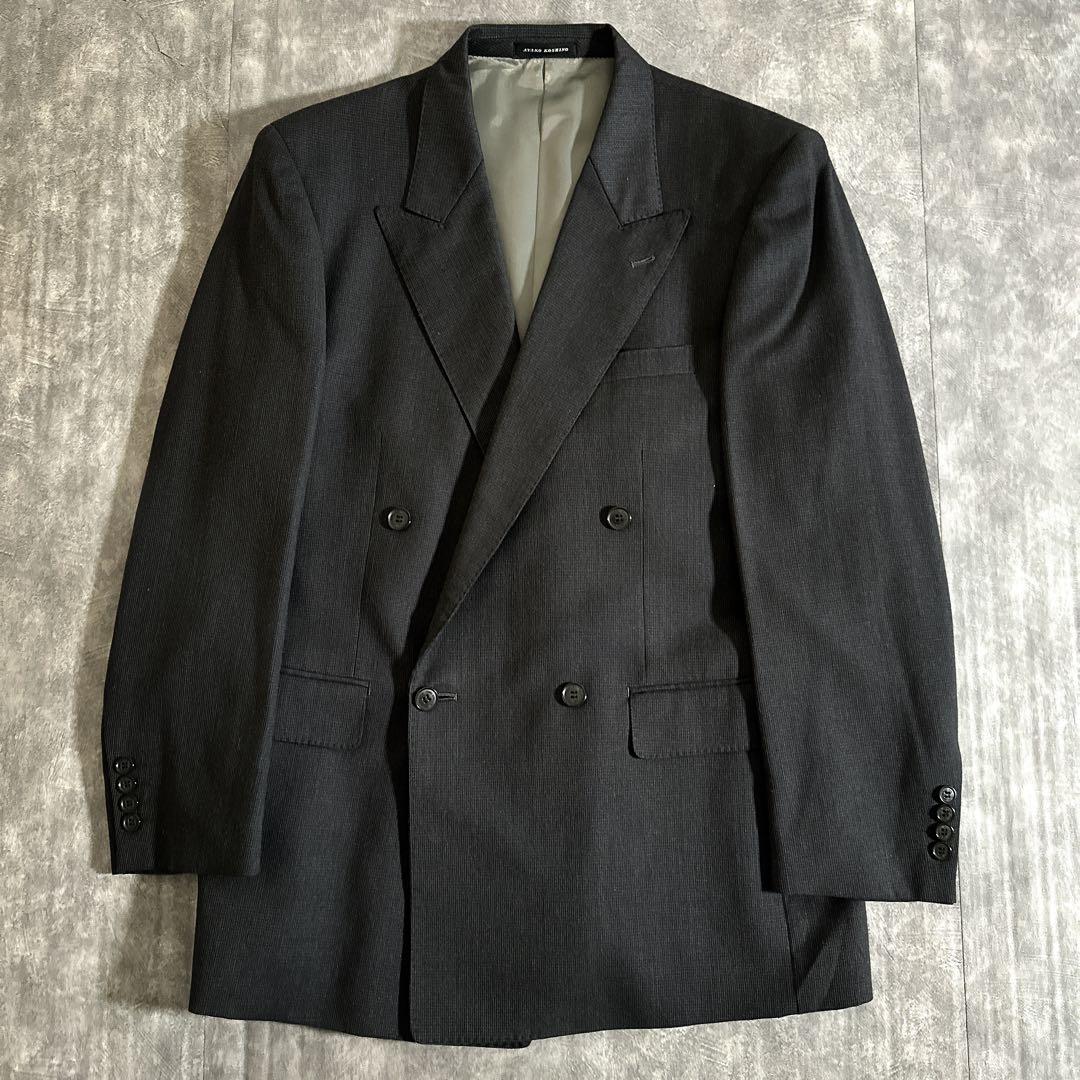 極上ウール デザイナーズダブルブレストスーツ & BVLGARI ネクタイコーデ