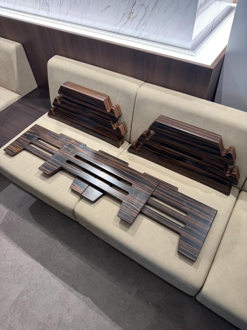 thearth ざぁーす　ヘキサテーブル　黒しま次郎