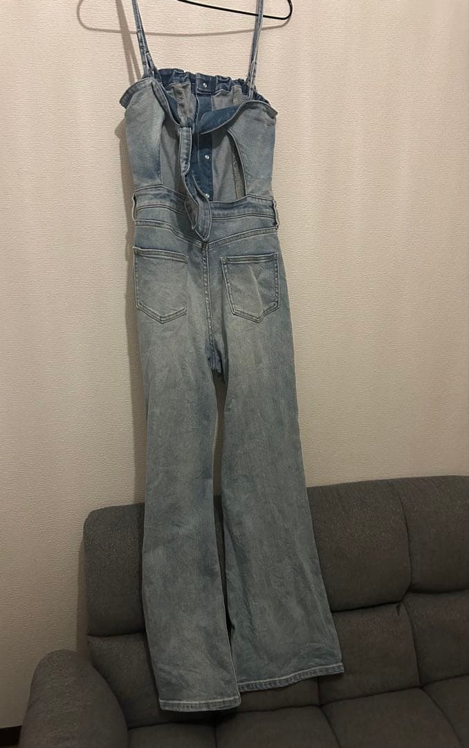 GYDA‼️リボンデニムロンパース