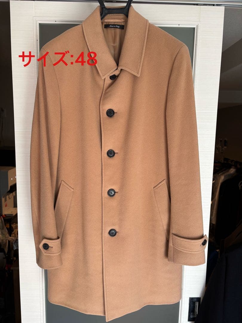 ⭐︎美品⭐︎ dunhill ウール　カシミア　チェスターコート　48 ベージュ