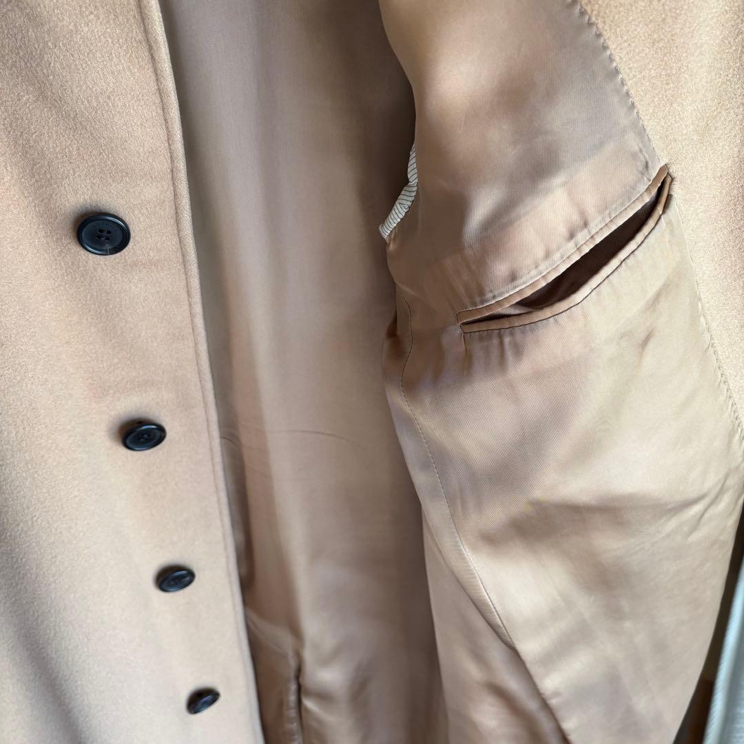 ⭐︎美品⭐︎ dunhill ウール　カシミア　チェスターコート　48 ベージュ