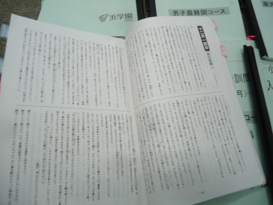 浜学園　6年　星光・東大寺/男子最難関　日曜志望校別/入試直前　2020年度版