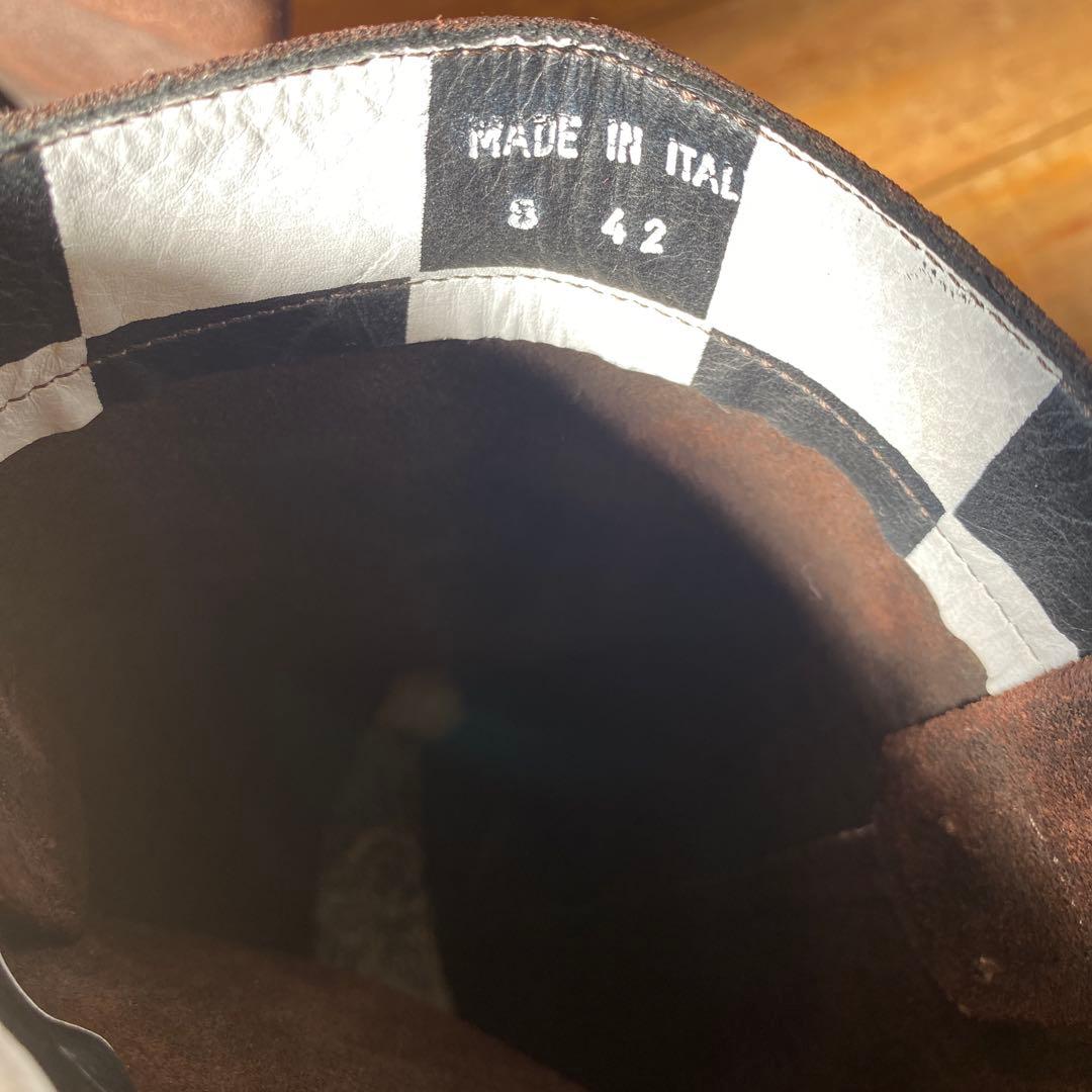MAデッドストック未使用イタリア製レザースタッズPaul Smithエンジ