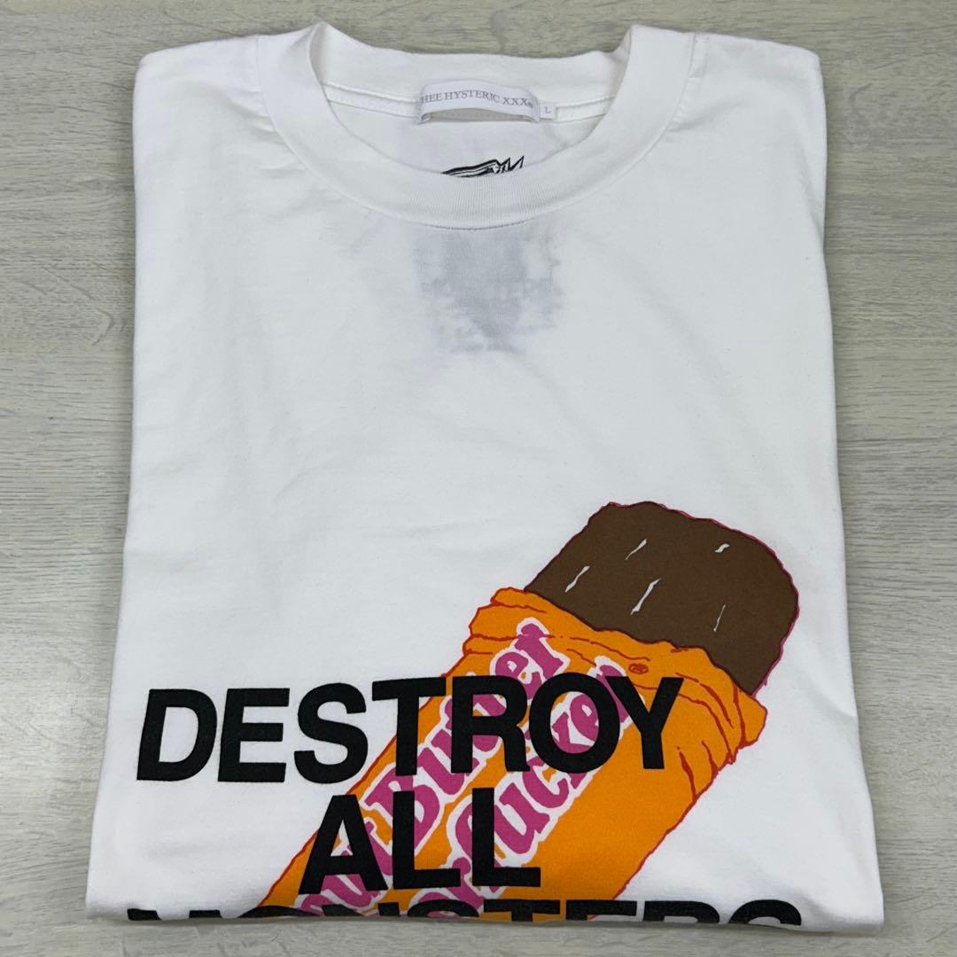 【希少 L 】 HYSTERIC XXX ヒステリックグラマー ロング Tシャツ