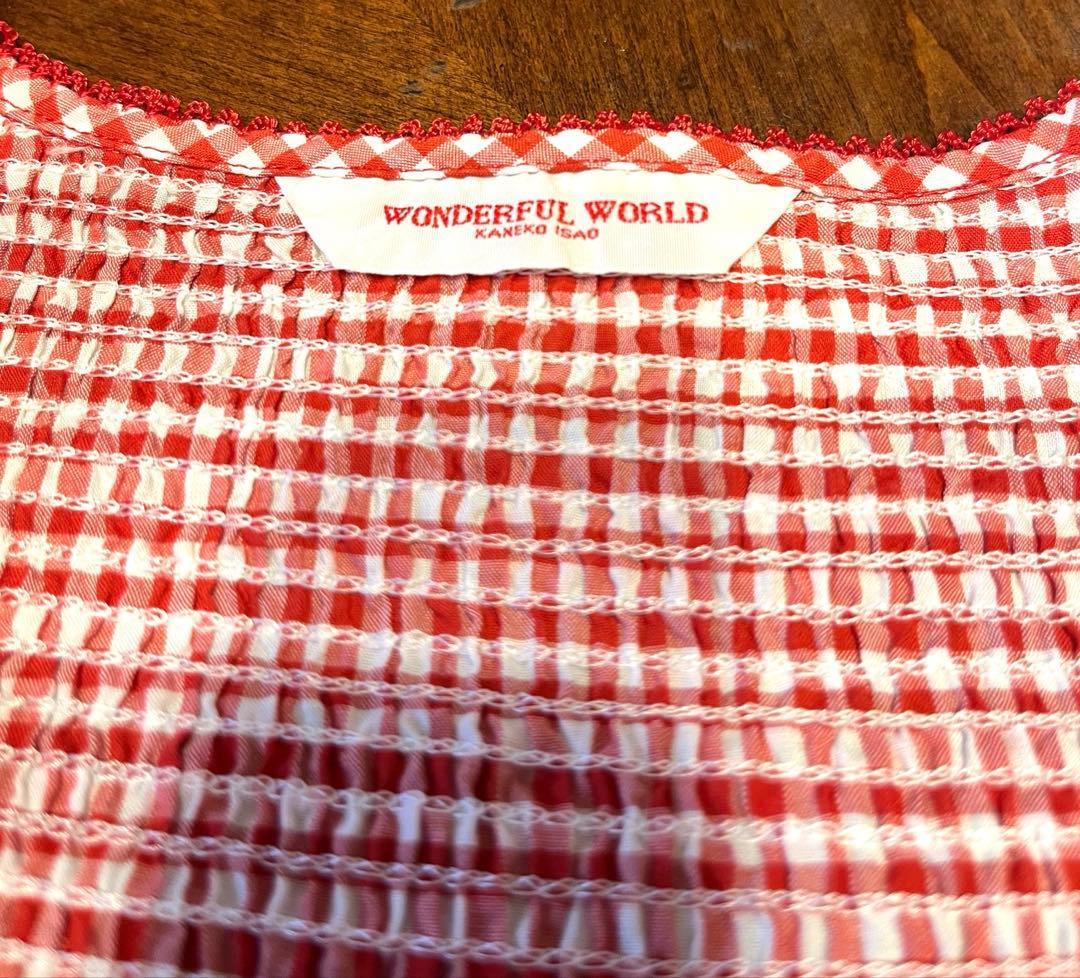 ワンダフルワールド　スモッキングワンピース