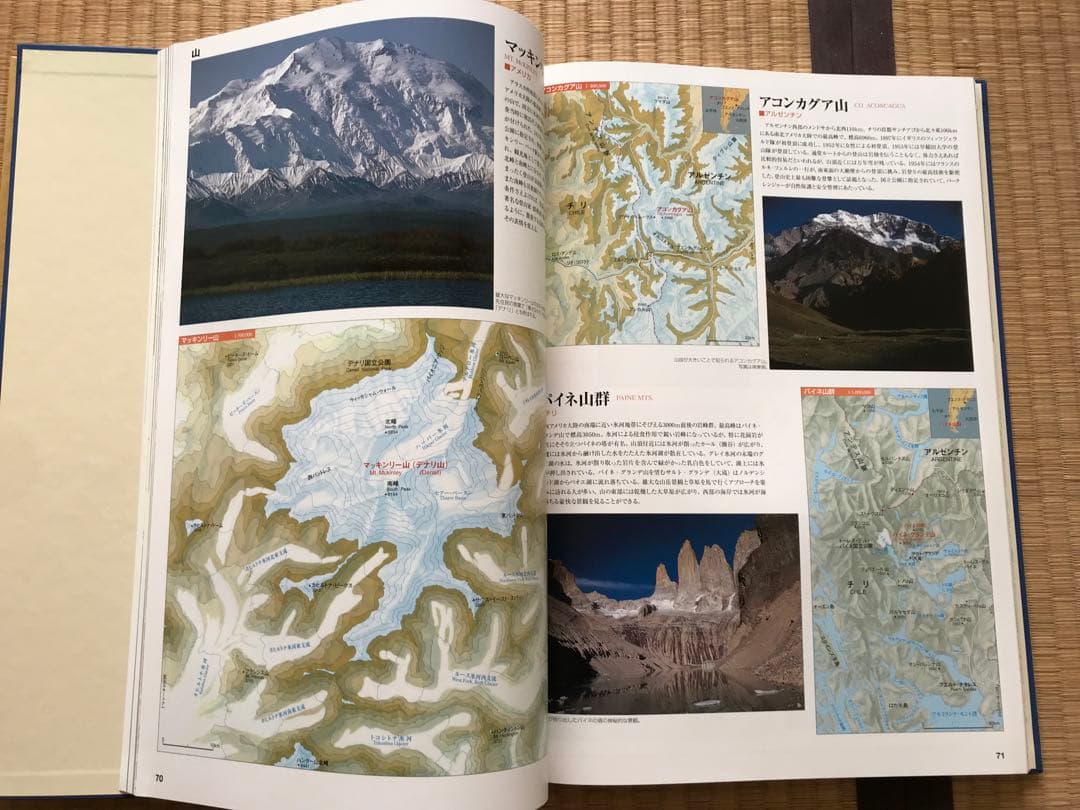 世界大地図（2冊セット）