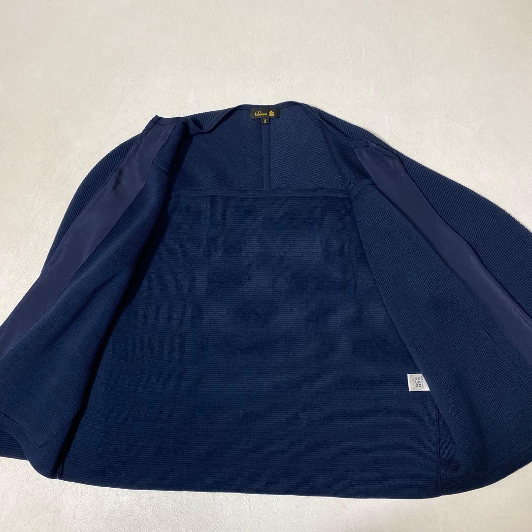 Drawer ドゥロワー 12Gクルーネックニットジャケット