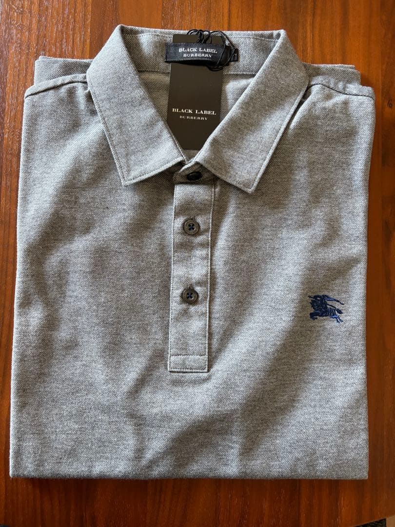 希少　新品未使用　バーバリー　ブラックレーベル　ポロシャツ　M 日本製