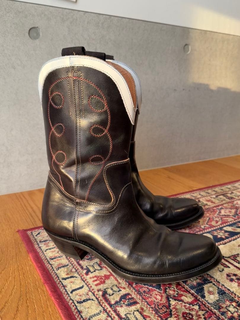 カスタム Cowboy boots CLINCH同楦 茶芯 ホースハイド